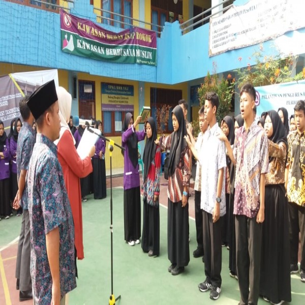 PELANTIKAN OSIS DAN IRMASY SMK YAJ DEPOK